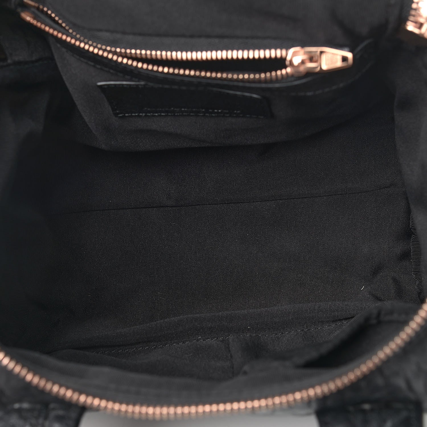 Alexander Wang Pebbled Lambskin Mini Rockie Black Rose Gold Hardware 5 of 11