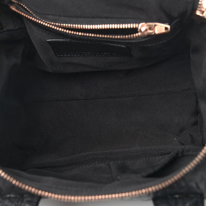 Alexander Wang Pebbled Lambskin Mini Rockie Black Rose Gold Hardware 5 of 11