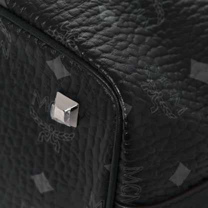 MCM Visetos Small Essential Drawstring Bucket Bag Black 12 of 15