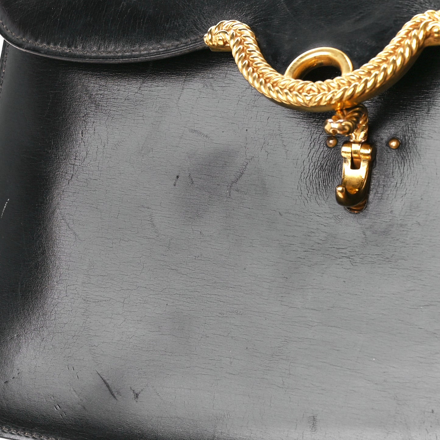Box Vasco Top Handle Bag Black