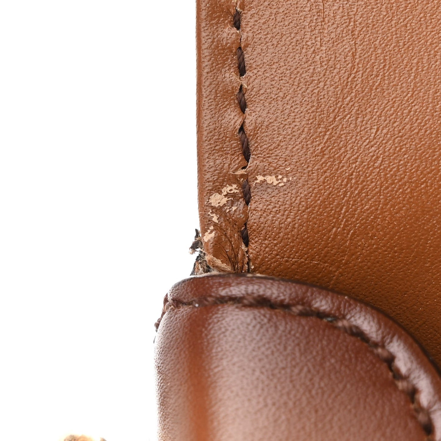 Calfskin Small Lady Web Shoulder Bag Cuir