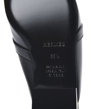 Hermes Calfskin Oz Mules 35.5 Black 7 of 8