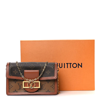 Louis Vuitton Reverse Monogram Dauphine Chain Wallet 10 of 10
