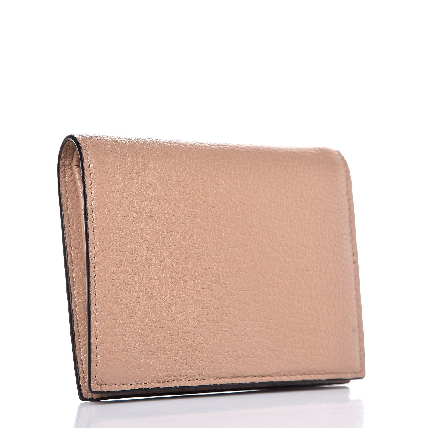 Miu Miu Goatskin Madras City Calf Compact Wallet Cammeo 3 of 8