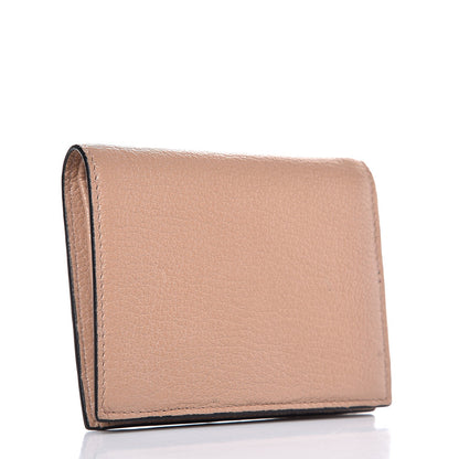 Miu Miu Goatskin Madras City Calf Compact Wallet Cammeo 3 of 8