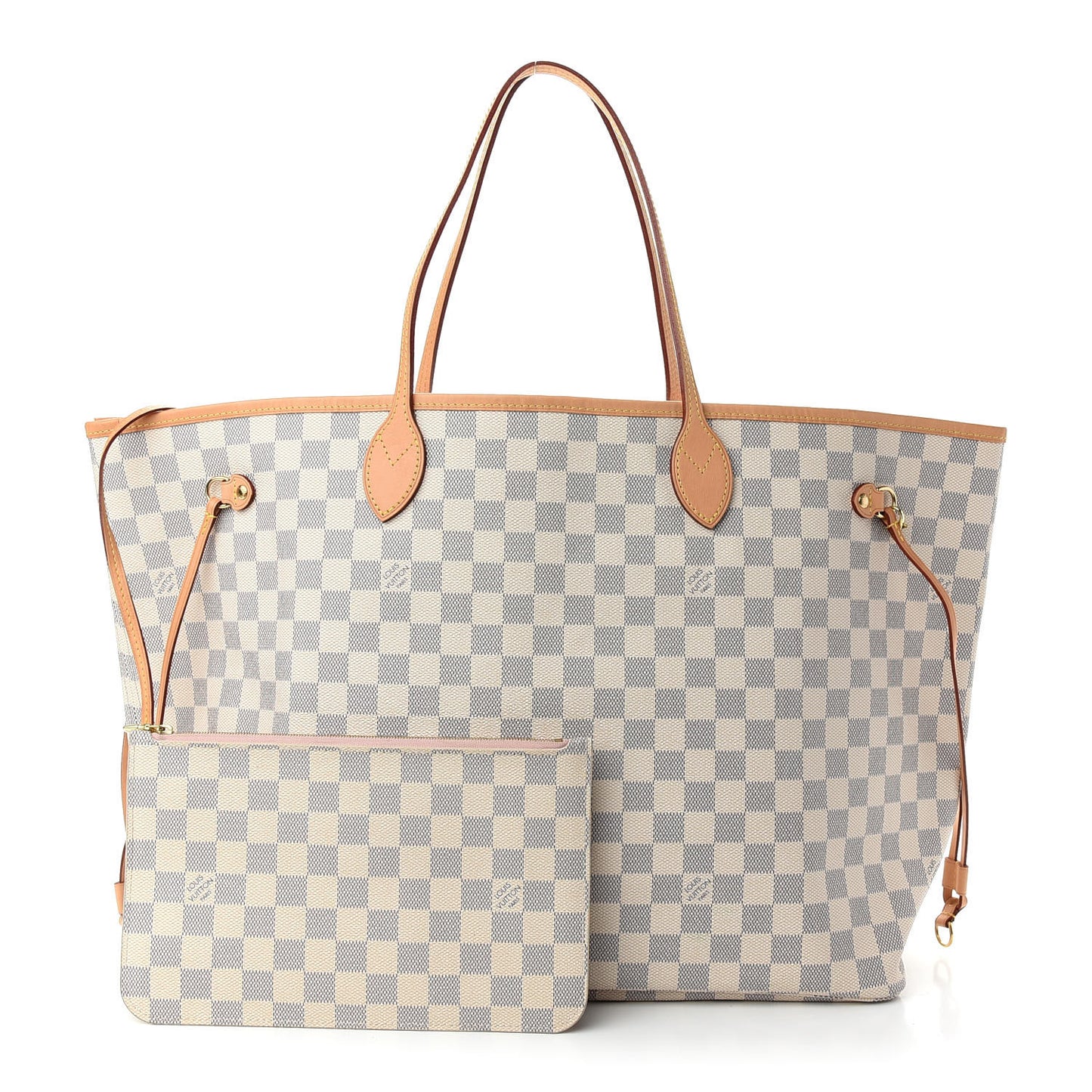 Damier Azur Neo Neverfull GM Rose Ballerine