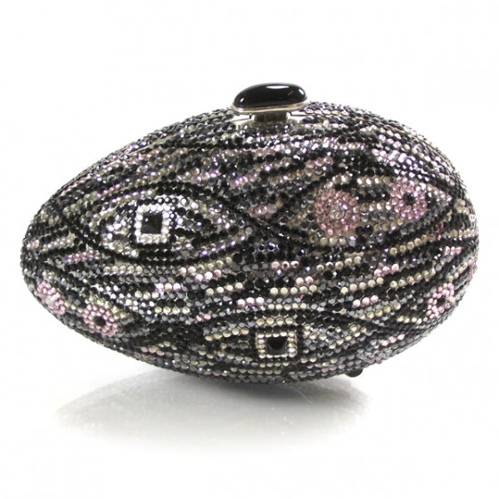 Swarovski Crystal Egg Minaudiere Clutch