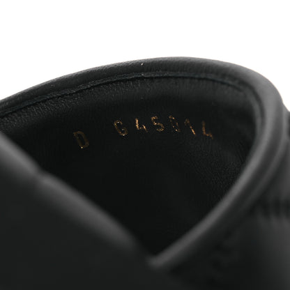 Chanel Lambskin Quilted Textured CC Mules Sandals 39.5 Black 9 of 9