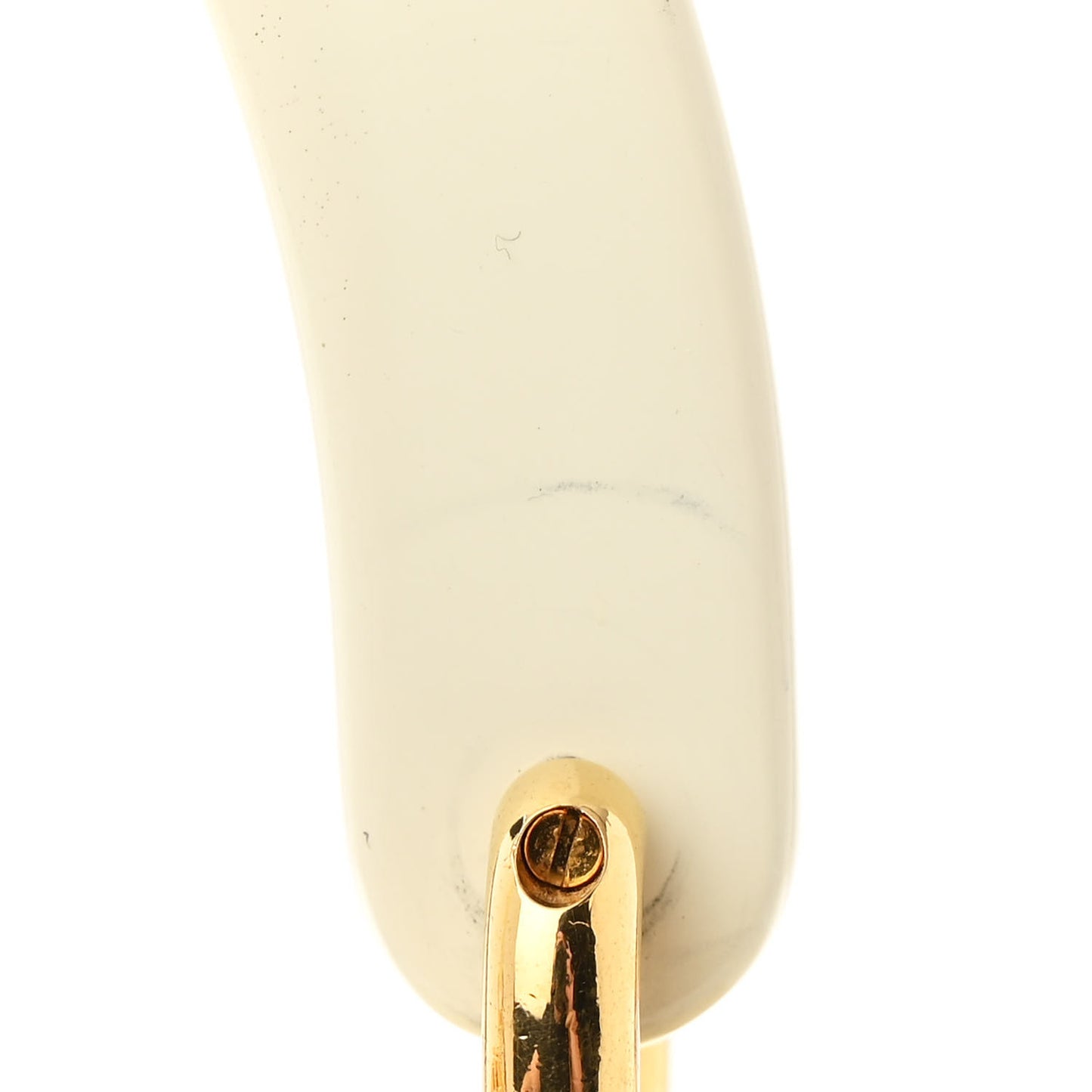 Plexiglass Mini Sylvie 1969 Top Handle Bag Ivory