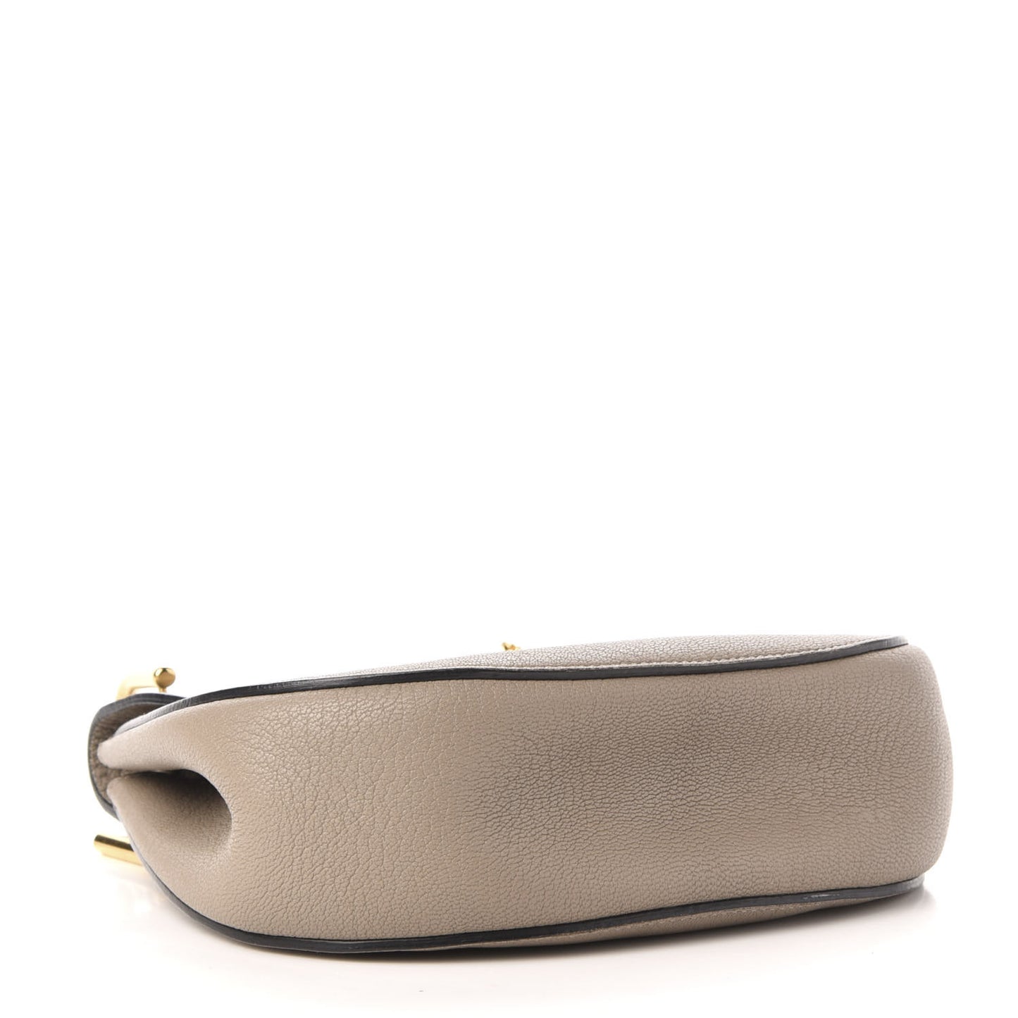 Grained Lambskin Mini Drew Shoulder Bag Motty Grey