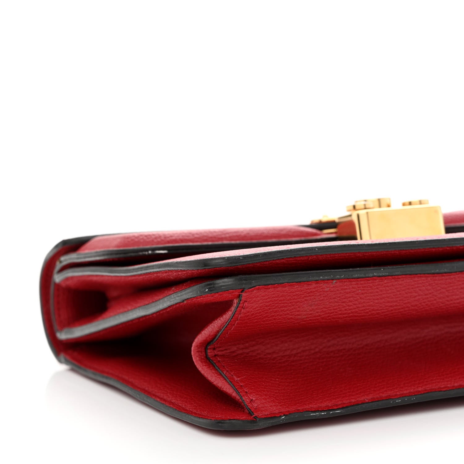Fendi Vitello Vienna Glazed Fabric FF 1974 Monster Eyes Small Bag Bug Chain Bag Fragola Tobacco Moro 11 of 13