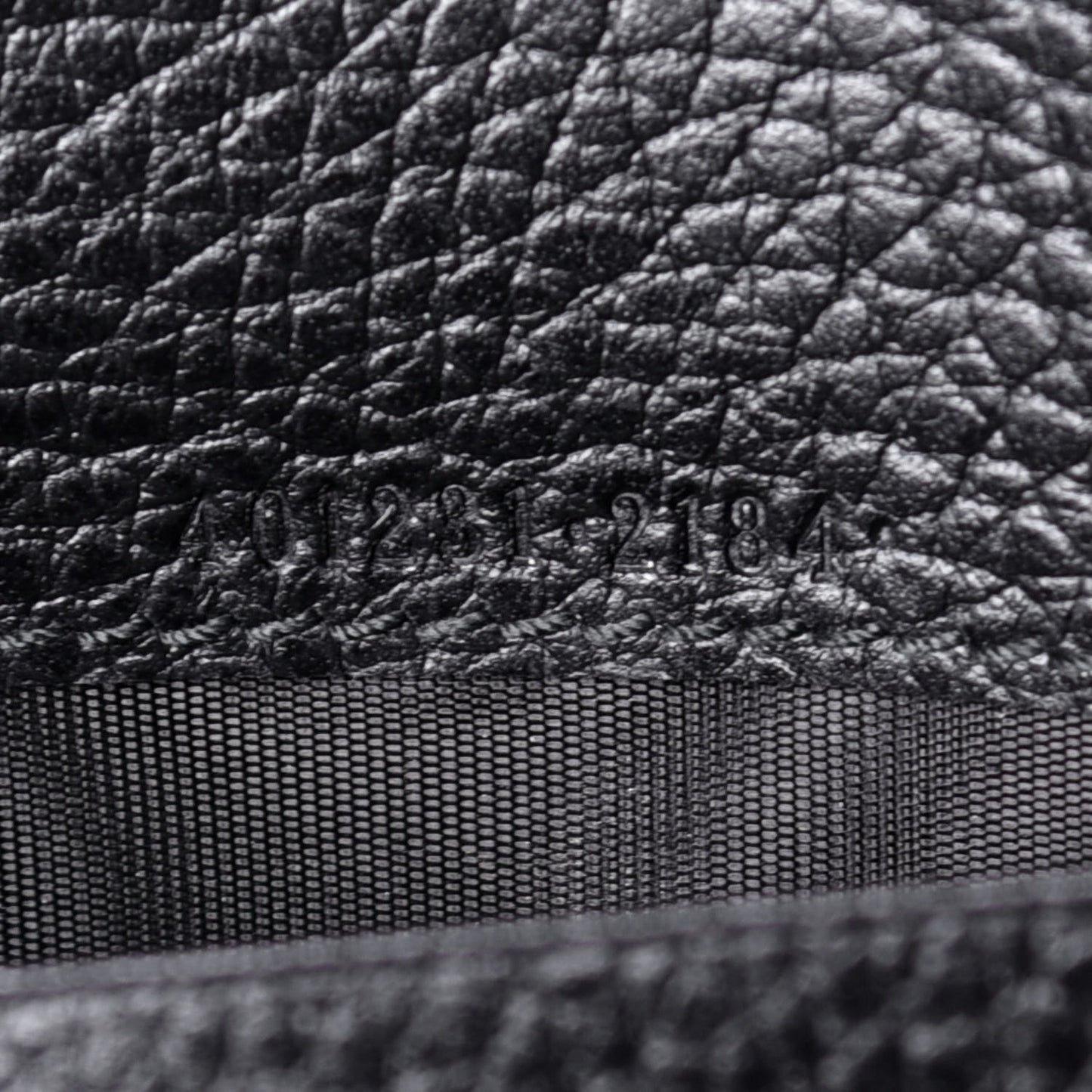 Calfskin Mini Dionysus Chain Wallet Black