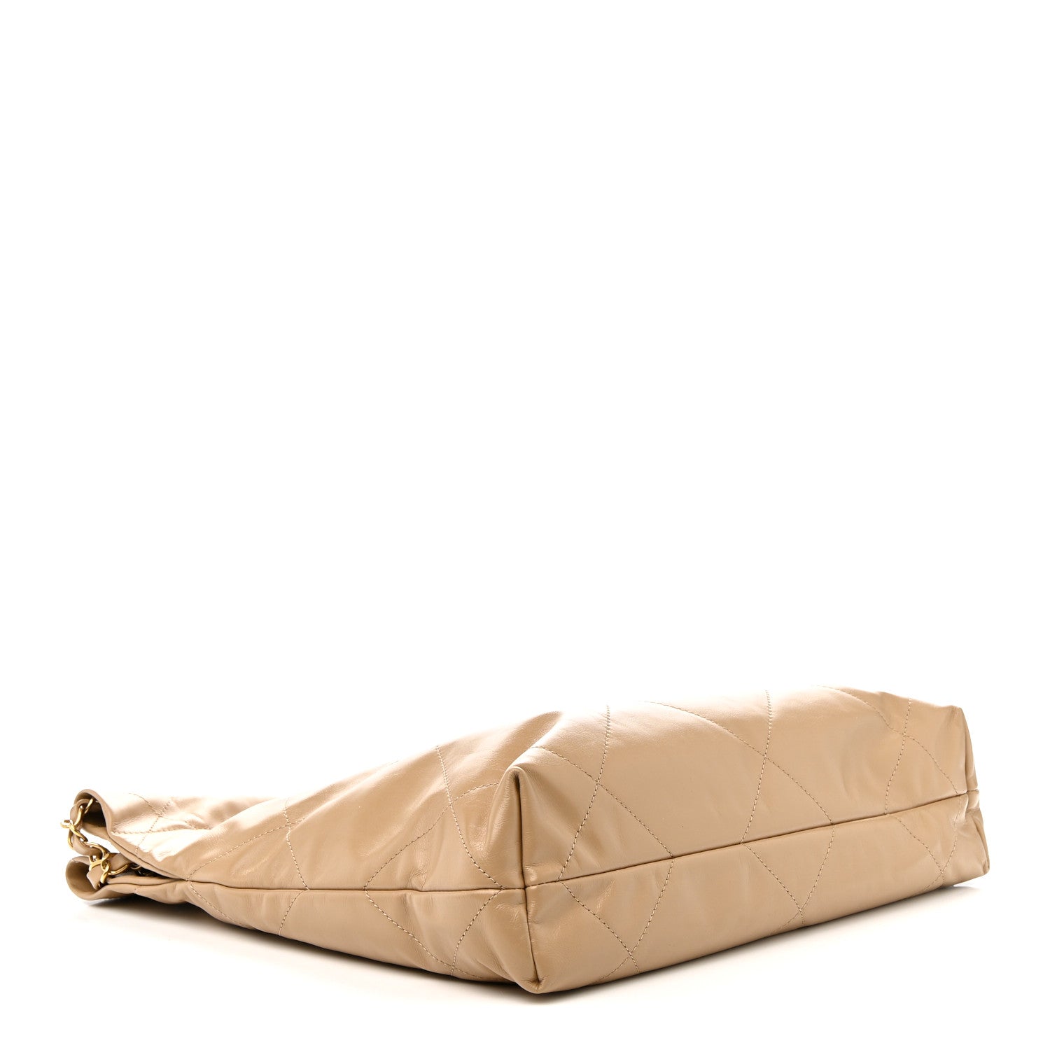 Chanel Shiny Calfskin Quilted Small Chanel 22 Beige Beige 5 of 12