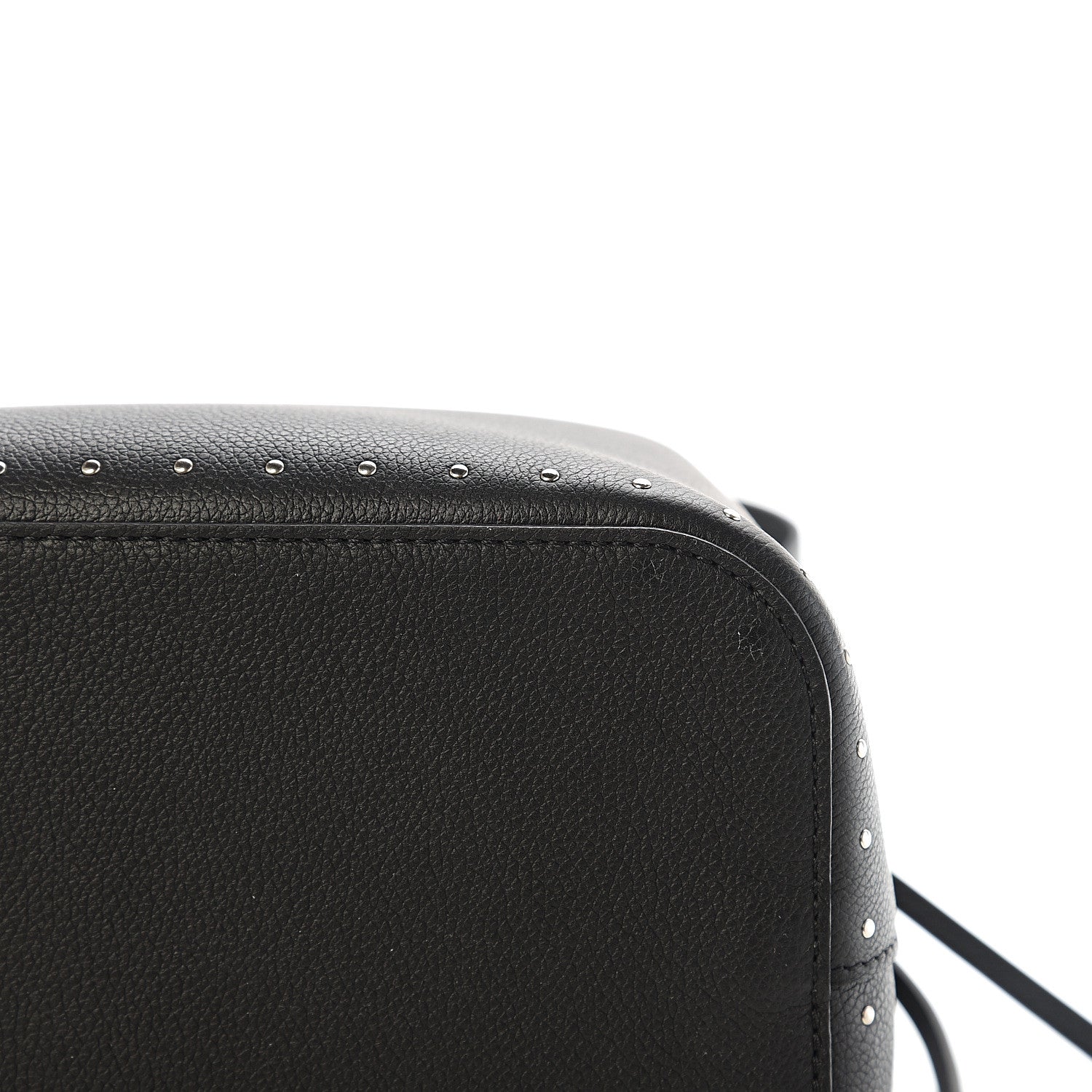 Louis Vuitton Soft Calfskin Lockme Studs Bucket Black 8 of 10