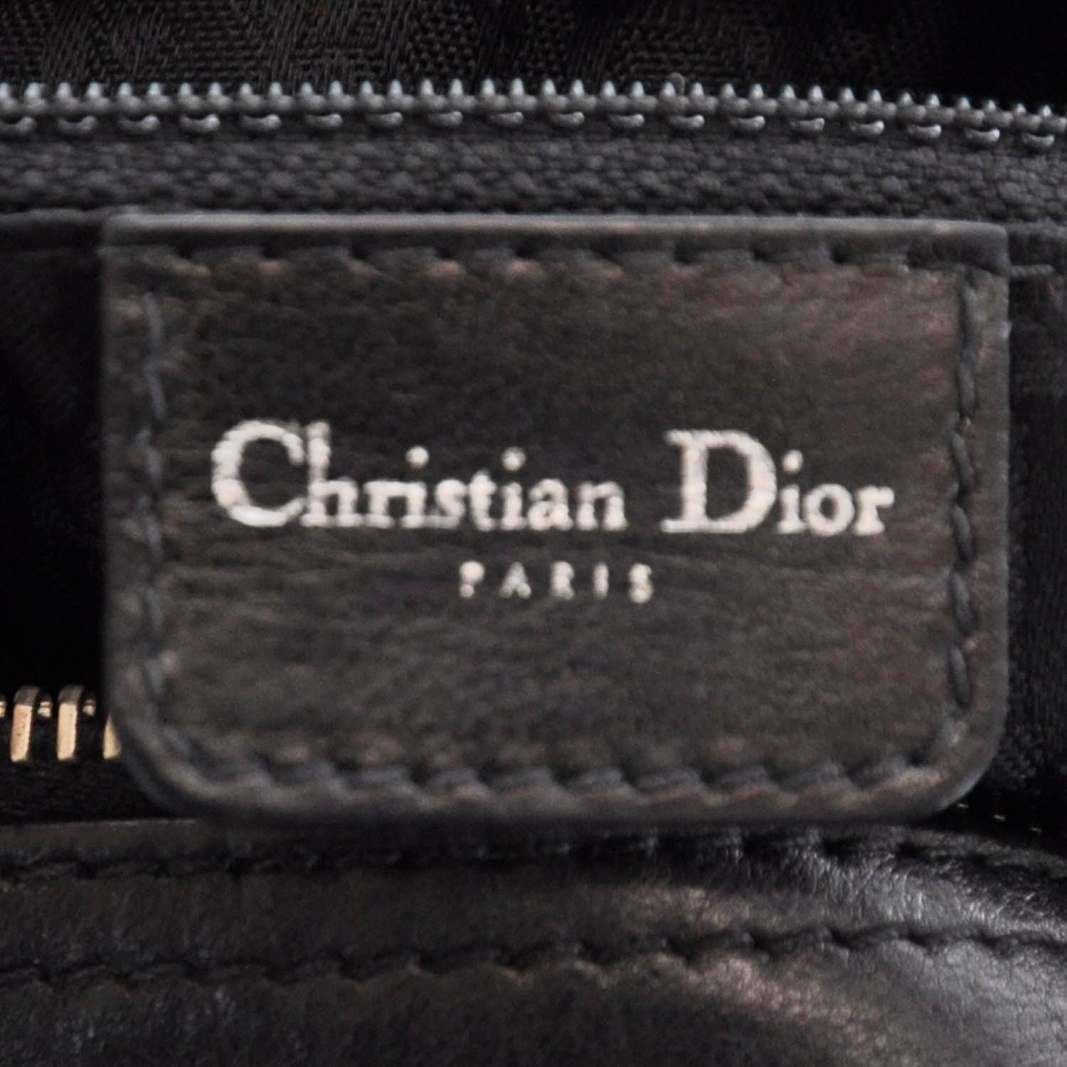 Christian Dior Leather East West Flight Bag Black 5 of 7