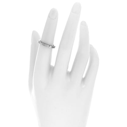 Cartier 18K White Gold Diamond Maillon Panthere Wedding Band Ring 50 5.25 2 of 5