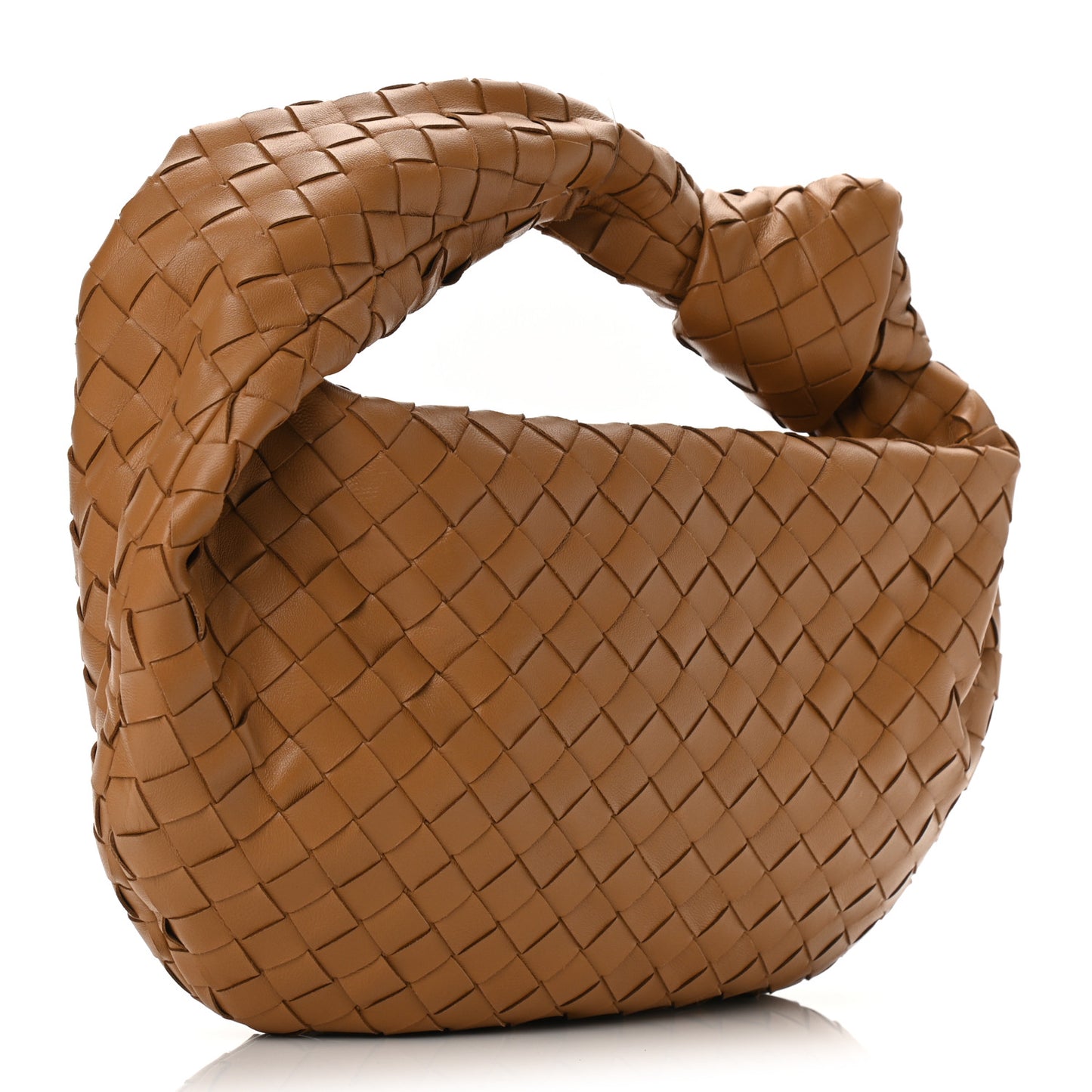Nappa Intrecciato Medium Jodie Caramel