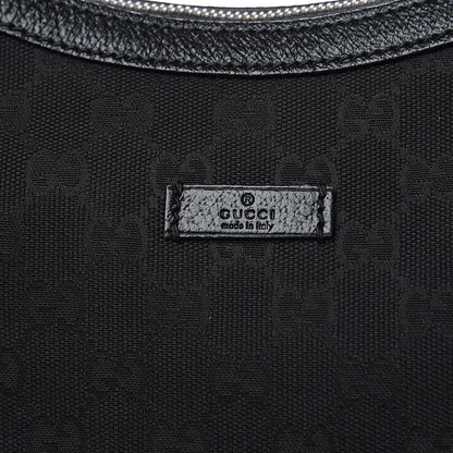 Gucci Monogram Medium Half Moon Hobo Black 12 of 12
