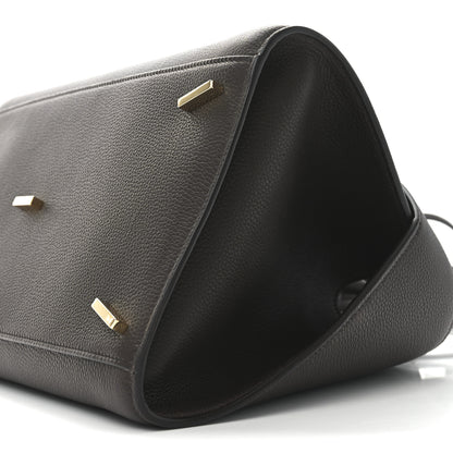 Salvatore Ferragamo Hammered Calfskin Small Hug Bag  Burnt Ocra 8 of 8