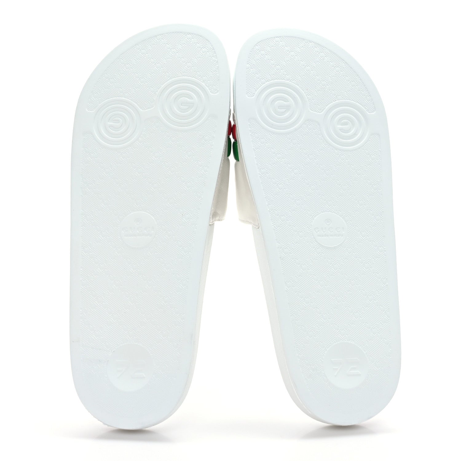 Gucci Nappa Original Gucci Mens Slide Sandals 9 Great White 5 of 6