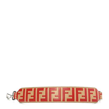 Fendi Calfskin FF Embossed Mini Strap You Amido Fiamma 1 of 4