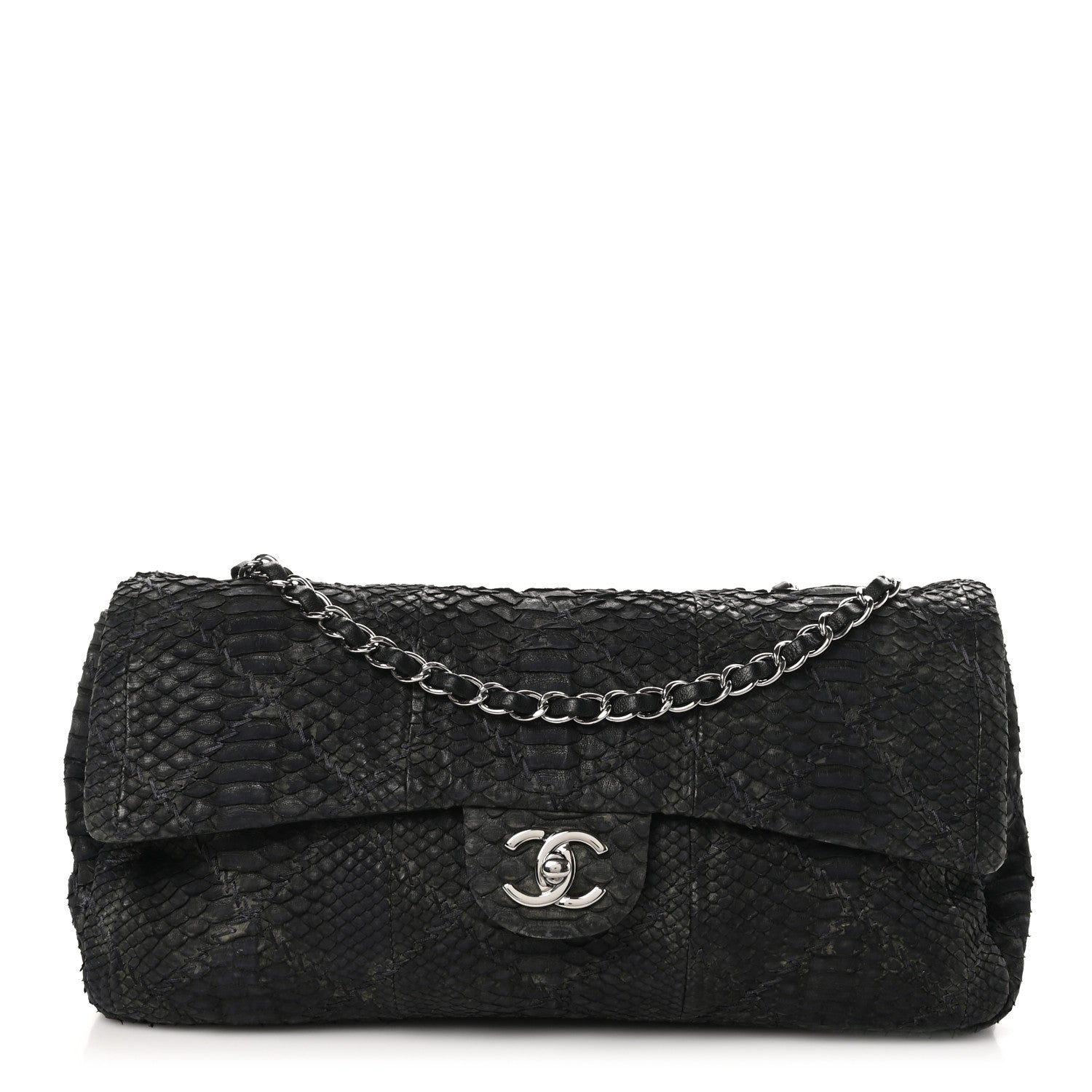 Chanel Snakeskin Ultimate Stitch Flap Black 1 of 11