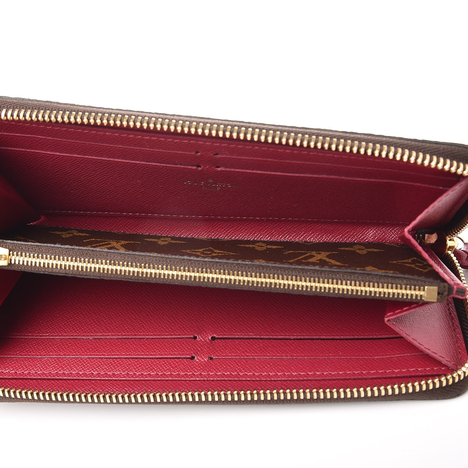 Louis Vuitton Monogram Clemence Wallet Fuchsia 6 of 8