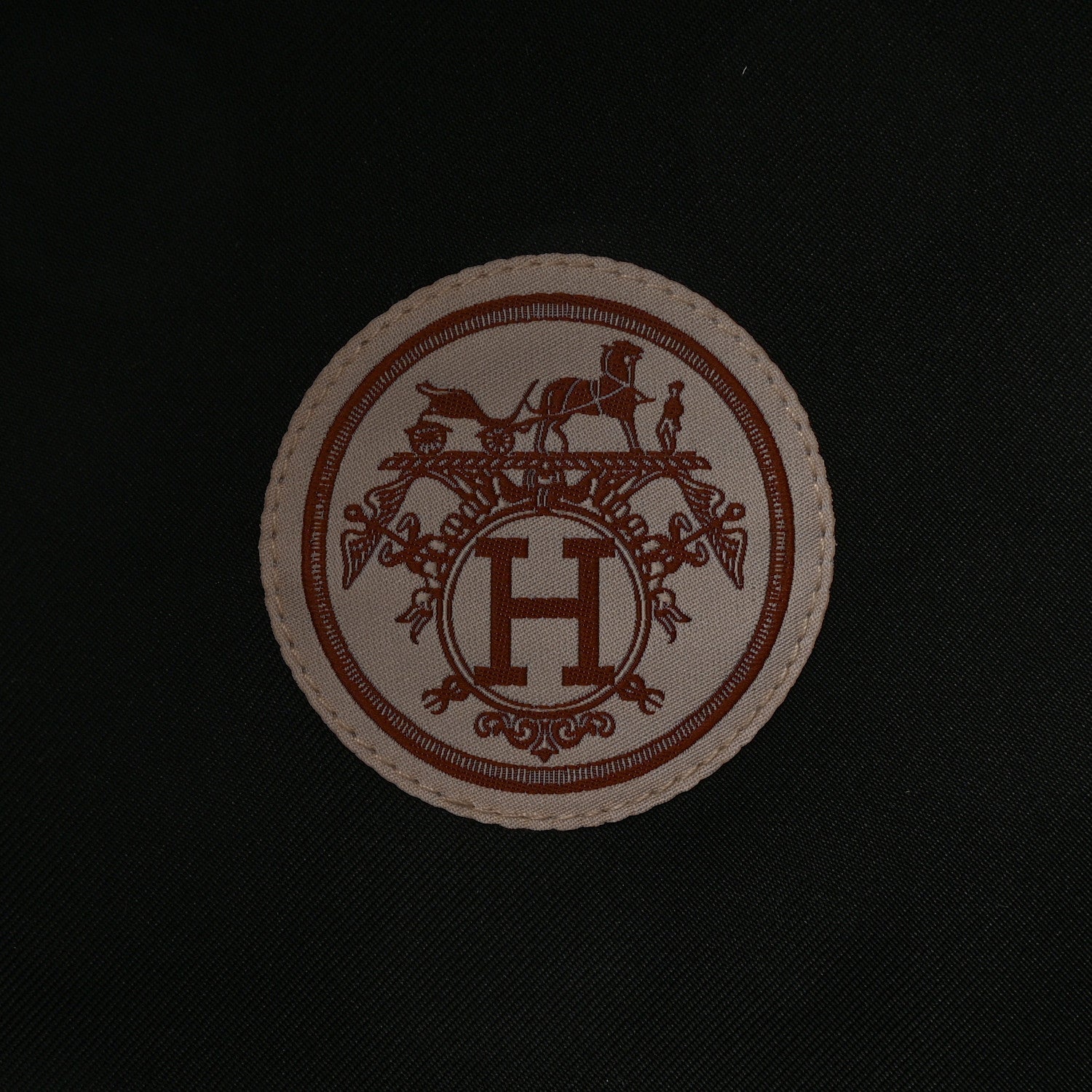 Hermes Cashmere Lambskin Saint-Honore Charms Beret 56 Charbon 8 of 12