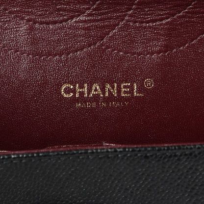 Chanel Caviar Quilted Jumbo Double Flap Black 7 of 9