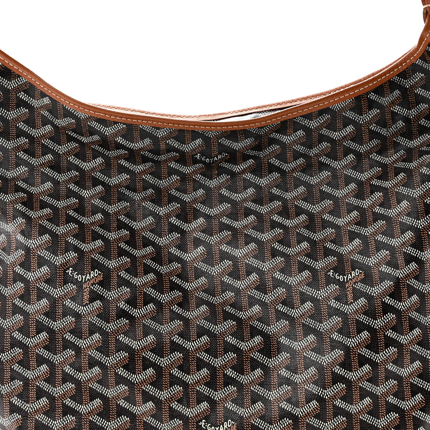 Goyardine Boheme Hobo Black Gold