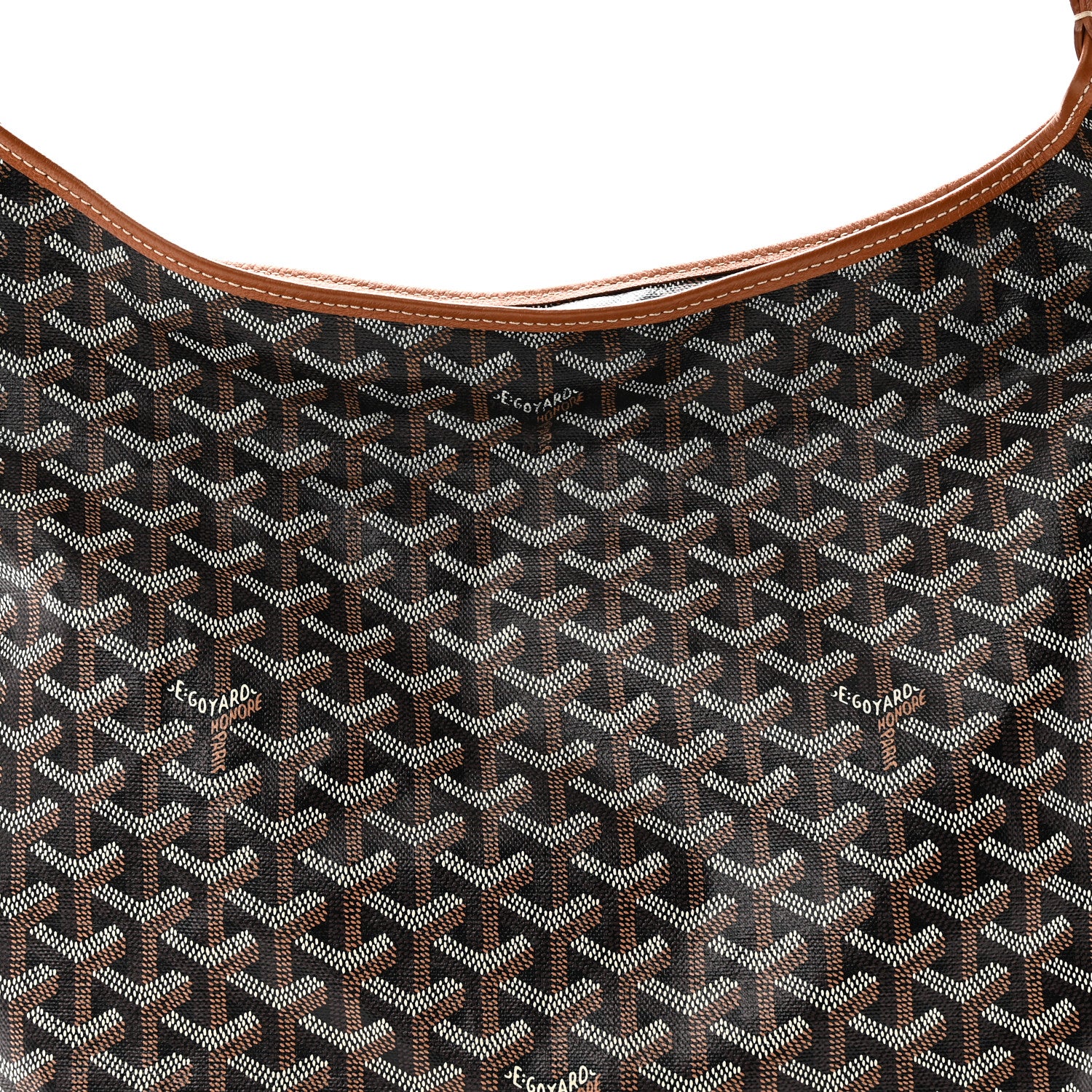 Goyard Goyardine Boheme Hobo Black Gold 8 of 10