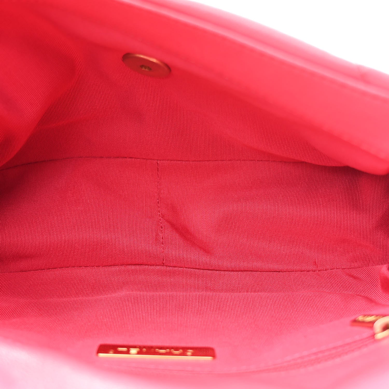 Chanel Lambskin Quilted Medium Chanel 19 Flap Dark Pink 5 of 11