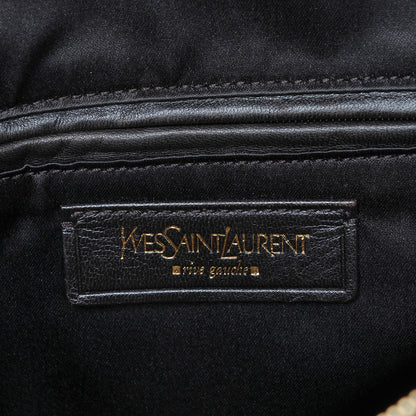 Saint Laurent Nubuck Crocodile Embossed Large Muse Coffee Brown 6 of 9