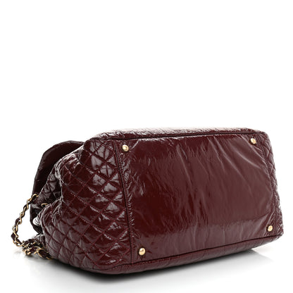 Chanel Vinyl XXL Rock and Chain Flap Bordeaux 3 of 9