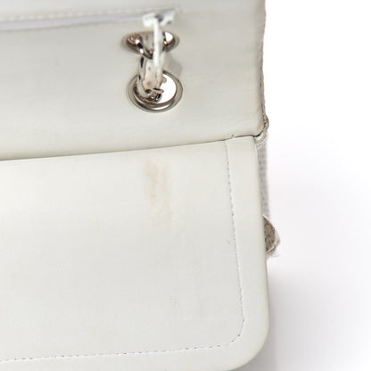 Chanel Lambskin Perforated Medium Double Flap White 24 of 26