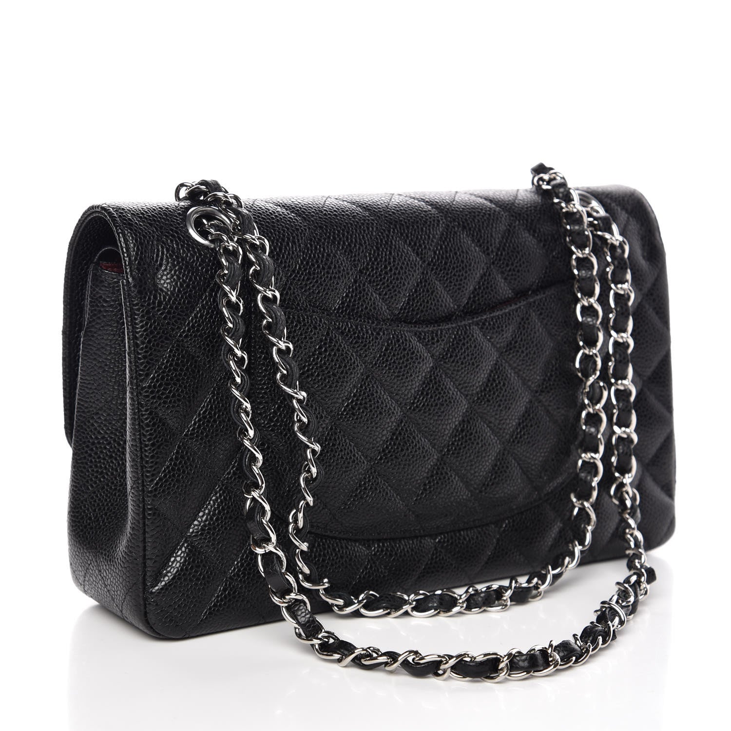 Chanel Caviar Quilted Medium Double Flap Black 4 of 9