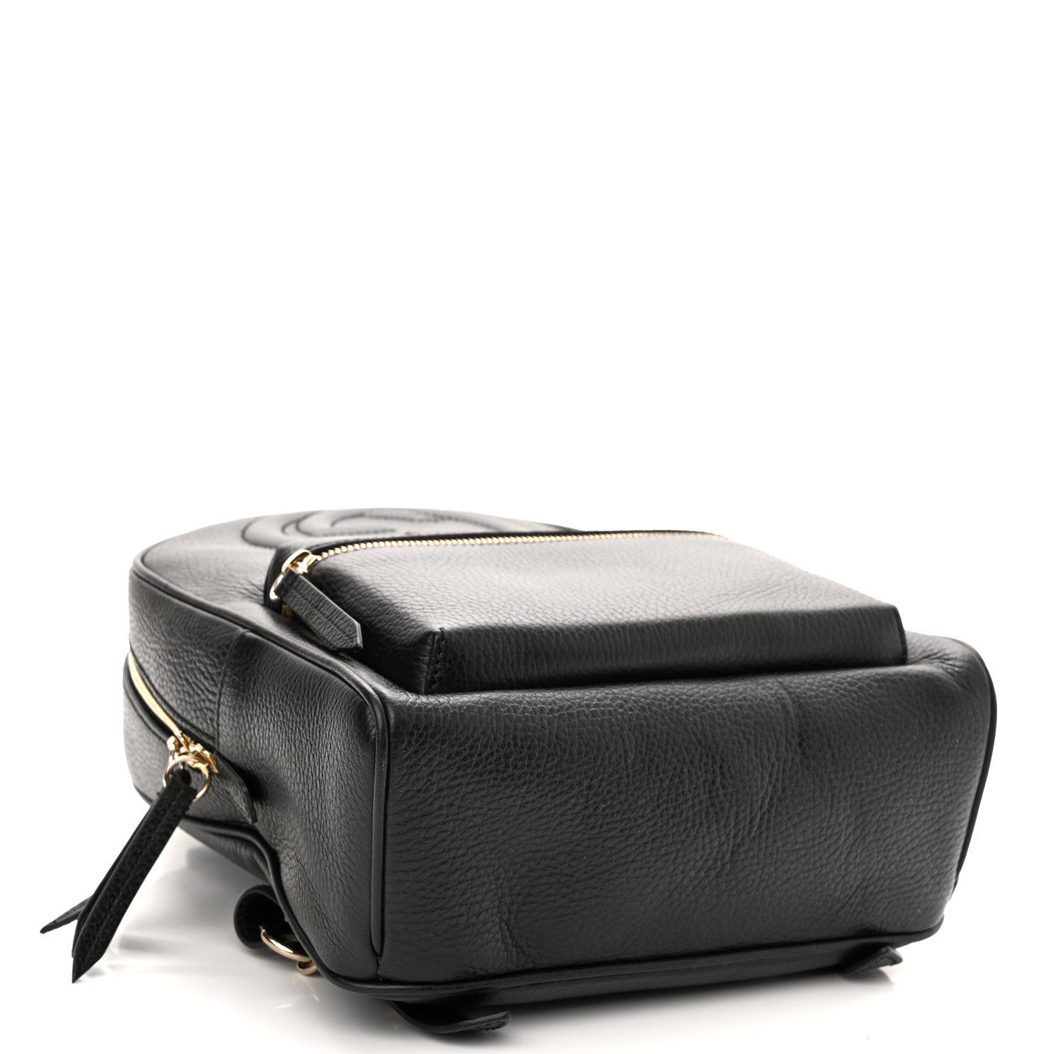 Gucci Pebbled Calfskin Soho Chain Backpack Black 4 of 10