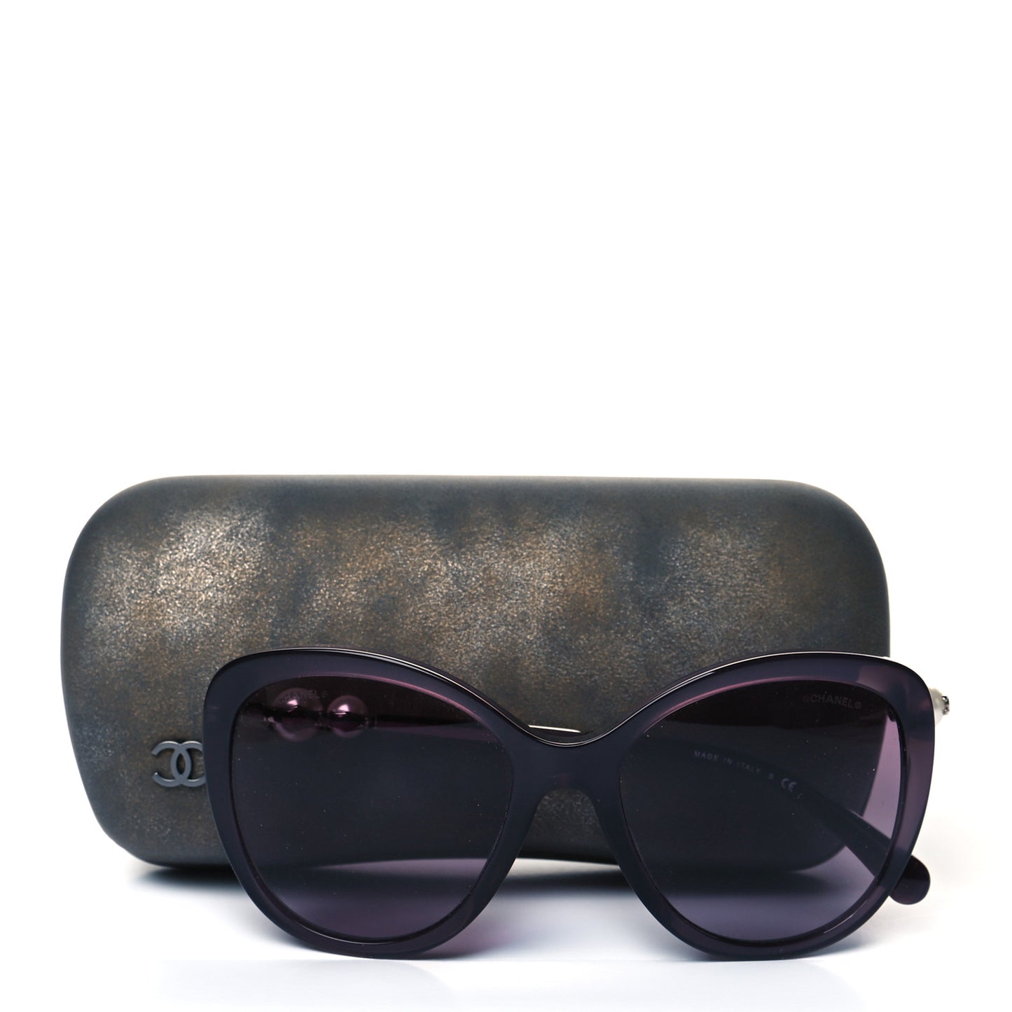 Acetate Pearl Winter Butterfly Sunglasses 5338-H-A Purple