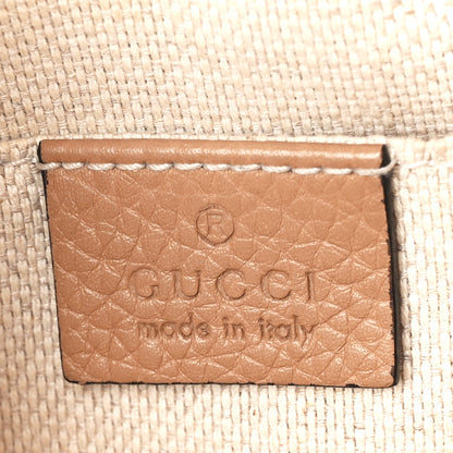Gucci Pebbled Calfskin Small Soho Disco Bag Camelia 5 of 10