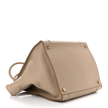 Celine Grained Calfskin Medium Phantom Luggage Taupe 3 of 10