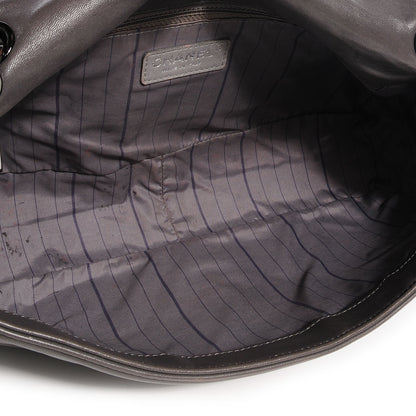Chanel Lambskin Studded CC East West Flap Grey 5 of 7