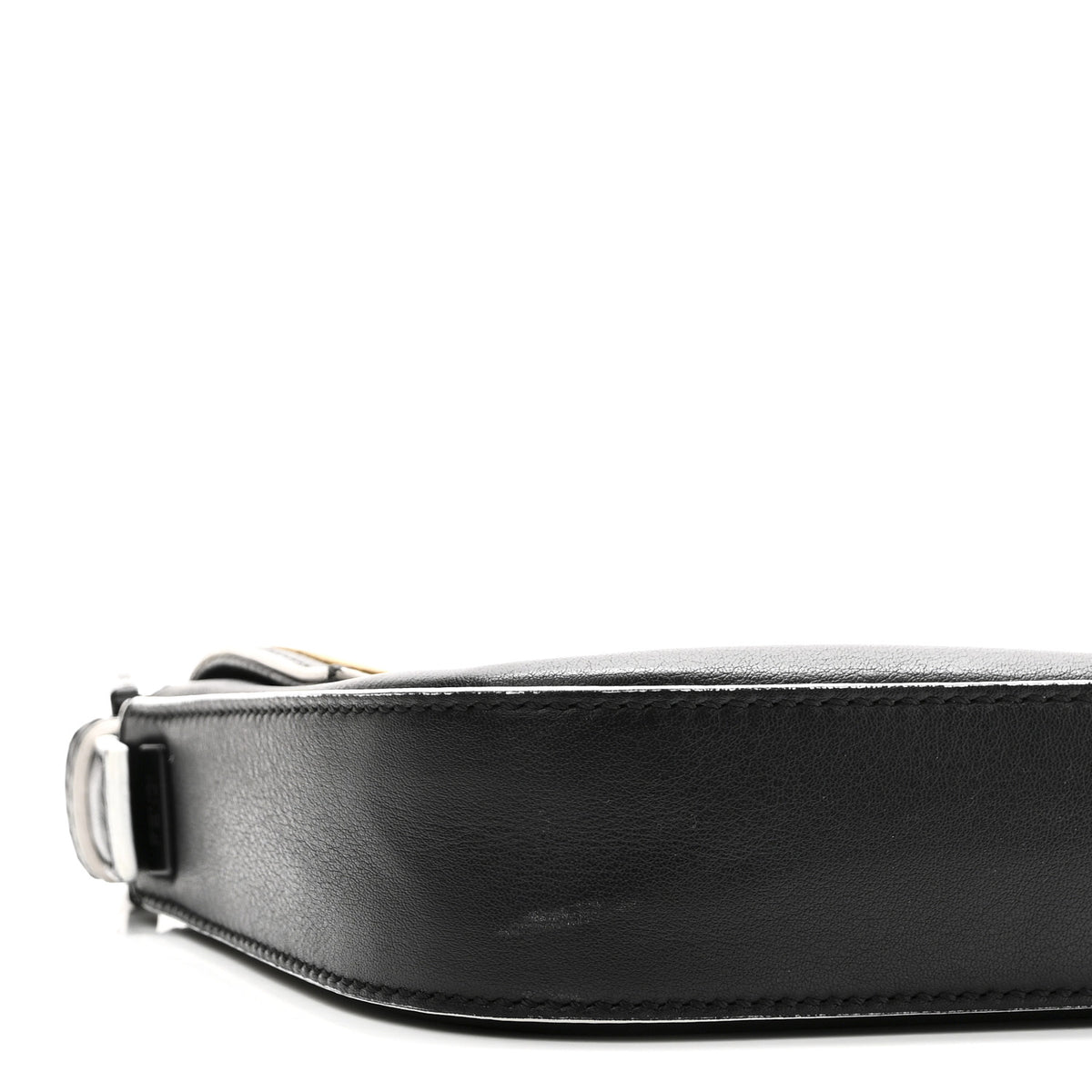 Vitello Dolce Elite Monster Eyes Bi-Color Baguette Black Yellow
