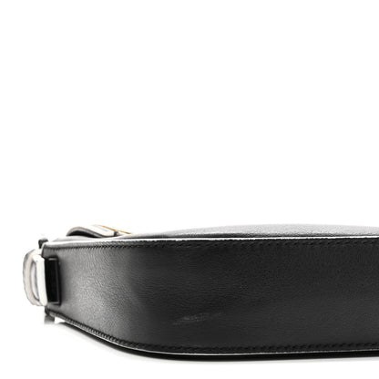 Fendi Vitello Dolce Elite Monster Eyes Bi-Color Baguette Black Yellow 8 of 9