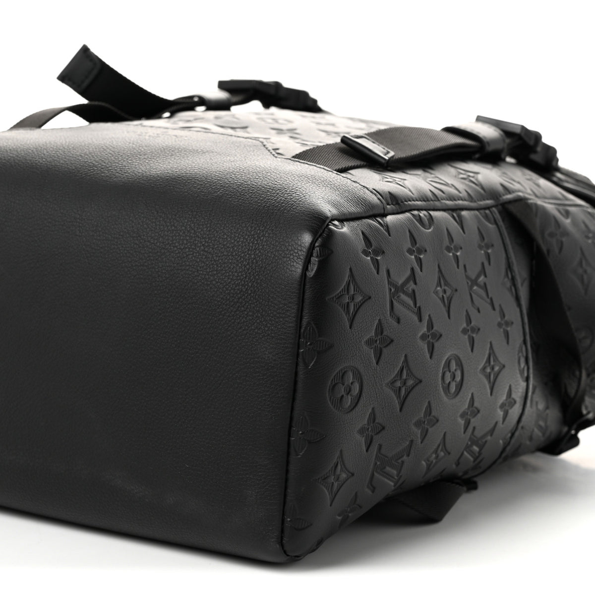 Louis Vuitton Calfskin Monogram Shadow Getaway Backpack Black 9 of 9