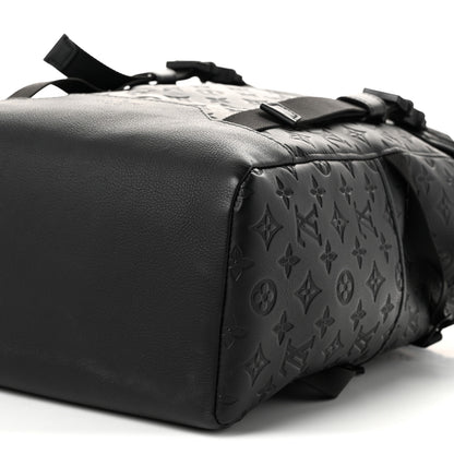 Louis Vuitton Calfskin Monogram Shadow Getaway Backpack Black 9 of 9