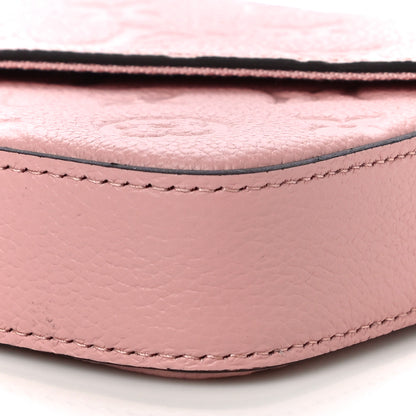 Louis Vuitton Empreinte Pochette Felicie Chain Wallet Rose Poudre 9 of 10