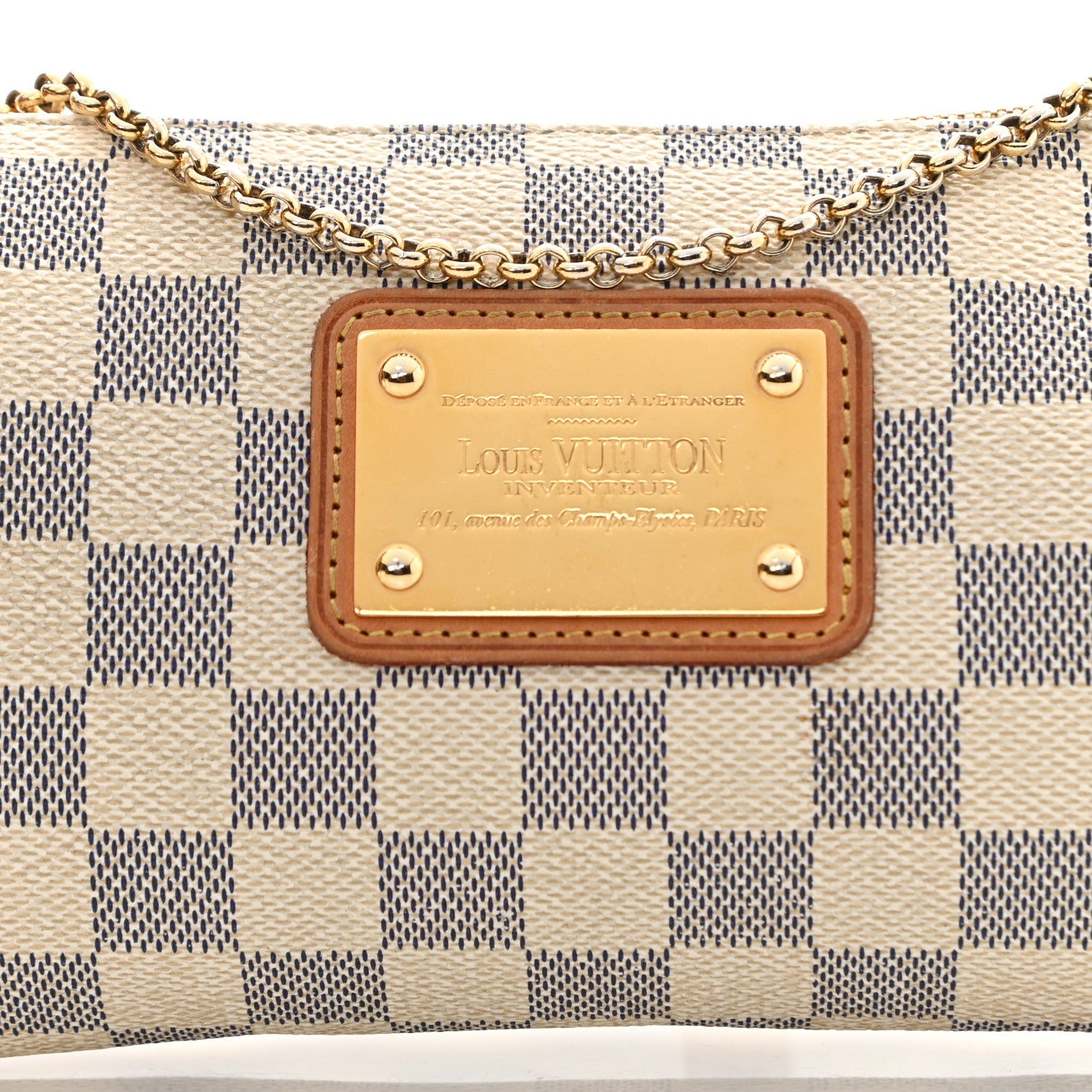 Louis Vuitton Damier Azur Eva Clutch 8 of 12
