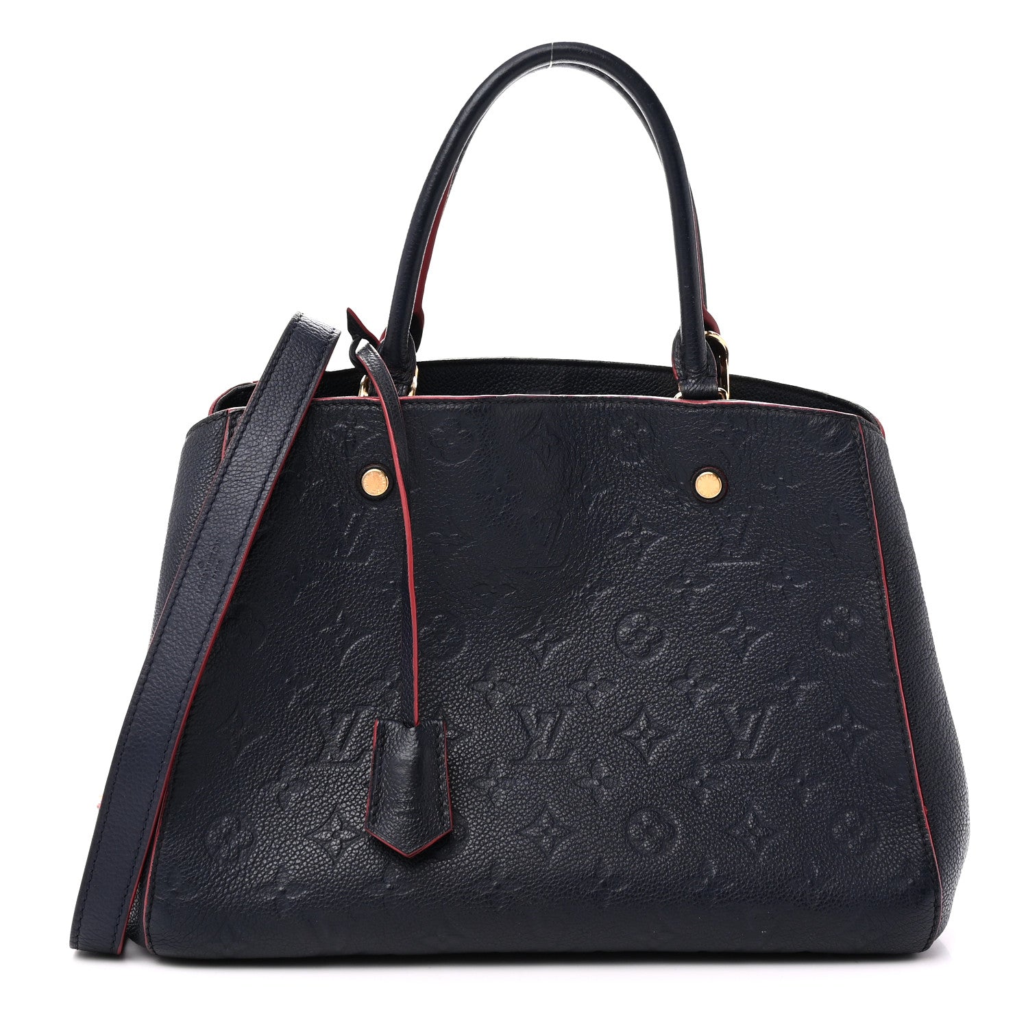 Louis Vuitton Empreinte Montaigne MM Marine Rouge 1 of 9