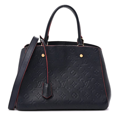 Louis Vuitton Empreinte Montaigne MM Marine Rouge 1 of 9