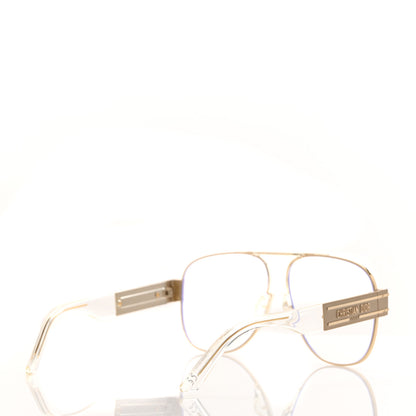 Christian Dior Metal Acetate Diorsignature A3U Sunglasses Gold 4 of 8